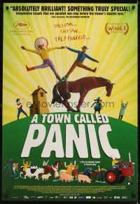 3z811 TOWN CALLED PANIC 1sh '09 Stephane Aubier, Vincent Patar animation, wacky!