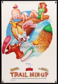 3z815 TRAIL MIX-UP DS 1sh '93 cartoon art Roger Rabbit, Baby Herman, Jessica Rabbit!