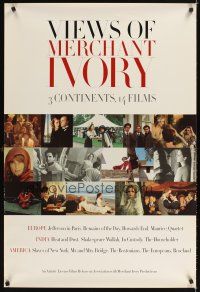 3z853 VIEWS OF MERCHANT IVORY 1sh '90s Paul Newman, Hugh Grant, Anthony Hopkins!