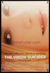 3z855 VIRGIN SUICIDES 1sh '99 Sofia Coppola directed, cool image of pretty Kirstin Dunst!
