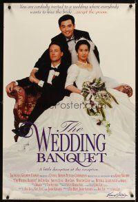 3z863 WEDDING BANQUET 1sh '93 Ang Lee, Ah-Leh Gua, Sihung Lung, Mitchell Lichtenstein!