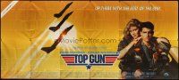 3x176 TOP GUN 24sh '86 great image of Tom Cruise & Kelly McGillis, Navy fighter jets!