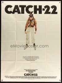 3x670 CATCH 22 French 1p '70 completely different image of Alan Arkin hanging from flight harness!
