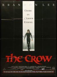 3x692 CROW French 1p '94 Brandon Lee's final movie, believe in angels, cool image!