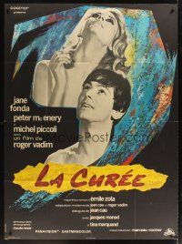 3x745 GAME IS OVER French 1p '66 Roger Vadim's La Curee, Jane Fonda, Peter McEnery, different art!
