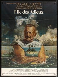 3x785 ISLANDS IN THE STREAM French 1p '77 Ernest Hemingway, different Heron art of George C. Scott