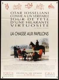 3x796 LA CHASSE AUX PAPILLONS French 1p '92 Otar Iosseliani's story of French nobility!