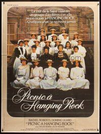 3x883 PICNIC AT HANGING ROCK French 1p '75 Peter Weir classic, vanishing schoolgirls, different!