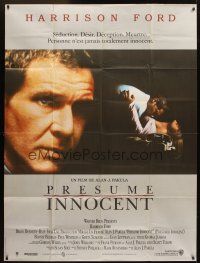 3x890 PRESUMED INNOCENT French 1p '90 Harrison Ford, some people would kill for love!