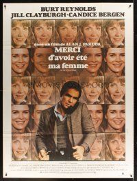 3x933 STARTING OVER French 1p '80 Burt Reynolds, Jill Clayburgh, cool different image!