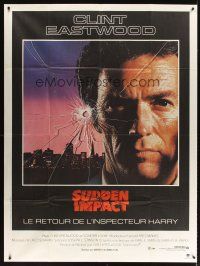 3x937 SUDDEN IMPACT French 1p '83 Clint Eastwood is at it again as Dirty Harry, great image!