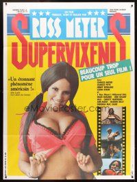 3x940 SUPER VIXENS French 1p '80s Russ Meyer, super sexy Shari Eubank is TOO MUCH for one movie!