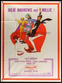 3x953 THOROUGHLY MODERN MILLIE French 1p '67 Bob Peak art of singing & dancing Julie Andrews!