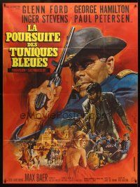 3x958 TIME FOR KILLING French 1p '67 different art of Glenn Ford, George Hamilton by Jean Mascii!