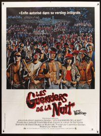 3x984 WARRIORS French 1p R80s Walter Hill, Jarvis artwork of the armies of the night!