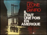 3x558 ONCE UPON A TIME IN AMERICA French 8p '84 directed by Sergio Leone, Clement Hurel art!