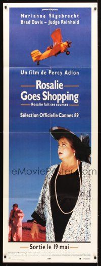 3x587 ROSALIE GOES SHOPPING French door-panel '89 Marianne Sagebrecht is a compulsive shopper!