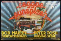 3x575 REGGAE SUNSPLASH French 31x47 '79 Peter Tosh, Third World Band, Burning Spear & Bob Marley!