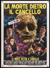3x397 ASYLUM Italian 1p '73 Peter Cushing, written by Robert Bloch, horror, different art!