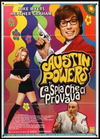 3x398 AUSTIN POWERS: THE SPY WHO SHAGGED ME Italian 1p '99 Mike Myers as Austin Powers, Graham!