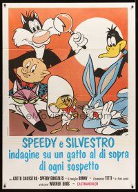 3x408 BUGS BUNNY, SPEEDY & SYLVESTER Italian 1p '70 Looney Tunes, Porky Pig & Daffy Duck too!