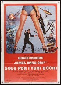 3x443 FOR YOUR EYES ONLY Italian 1p '81 no one comes close to Roger Moore as James Bond 007!