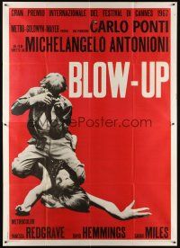 3x354 BLOW-UP Italian 2p '67 Michelangelo Antonioni, very first photographic style!