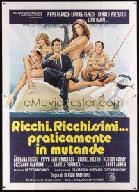 3x361 DON'T PLAY WITH TIGERS Italian 2p '82 art of sexy Edwige Fenech & cast by Enzo Sciotti!