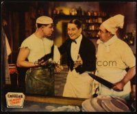 3x167 PLAYBOY OF PARIS jumbo LC '30 Maurice Chevalier w/Stuart Erwin & Eugene Pallette in kitchen!
