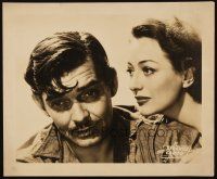 3x171 STRANGE CARGO oversize still '40 great close up of worried Clark Gable & pretty Joan Crawford!
