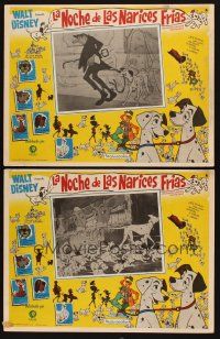 3x304 ONE HUNDRED & ONE DALMATIANS 2 Mexican LCs '61 classic Walt Disney canine family cartoon!