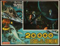 3x219 20,000 LEAGUES UNDER THE SEA Mexican LC R70s Jules Verne classic, c/u of James Mason & Lukas
