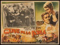 3x248 CLIVE OF INDIA Mexican LC R40s different border art of Ronald Colman & Loretta Young!