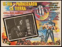 3x250 DAY THE EARTH STOOD STILL Mexican LC '51 Robert Wise, c/u of Michael Rennie, cool border art