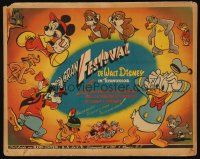 3x279 GREAT FESTIVAL OF WALT DISNEY Mexican LC '50s Mickey Mouse, Donald Duck, Goofy & more!
