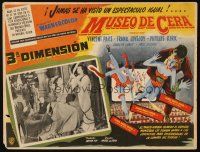 3x285 HOUSE OF WAX Mexican LC '53 great 3-D border art of monster & sexy girls!
