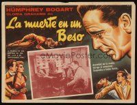 3x286 IN A LONELY PLACE Mexican LC R50s Humphrey Bogart & Gloria Grahame in office with 2 others!
