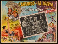 3x324 SINGIN' IN THE RAIN Mexican LC R50s Jean Hagen & Gene Kelly trying to adjust to sound!