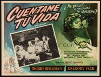 3x328 SPELLBOUND Mexican LC R60s Alfred Hitchcock, doctor Gregory Peck in operating room!