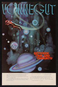 3x183 BETWEEN TIME & TIMBUKTU 11x17 special poster '72 Vonnegut, cool fantasy art by Doug Johnson!