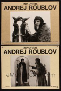 3x215 ANDREI RUBLEV 4 Swiss LCs '69 Andrei Tarkovsky's historical artist biography, great images!