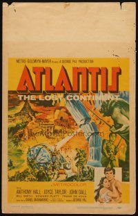 3x006 ATLANTIS THE LOST CONTINENT WC '61 George Pal underwater sci-fi, cool fantasy art!