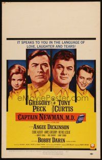 3x021 CAPTAIN NEWMAN, M.D. WC '64 Gregory Peck, Tony Curtis, Angie Dickinson, Bobby Darin