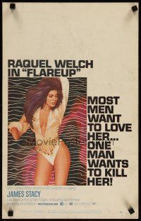 3x044 FLAREUP WC '70 most men want super sexy Raquel Welch, but one man wants to kill her!