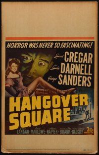 3x060 HANGOVER SQUARE WC '45 art of sexy Linda Darnell, Sanders, horror was never so fascinating!
