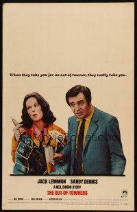 3x096 OUT-OF-TOWNERS WC '70 Jack Lemmon, Sandy Dennis, written by Neil Simon!