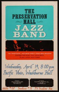 3x187 PRESERVATION HALL JAZZ BAND 14x22 music poster '80s traditional music from New Orleans!