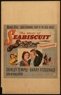 3x133 STORY OF SEABISCUIT WC '49 Shirley Temple, Barry Fitzgerald, cool horse racing images!
