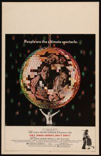 3x140 THEY SHOOT HORSES, DON'T THEY WC '70 Jane Fonda, Sydney Pollack, cool disco ball image!