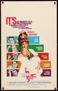 3x158 WOMAN TIMES SEVEN WC '67 sexy Shirley MacLaine is as naughty as a pink lace nightgown!